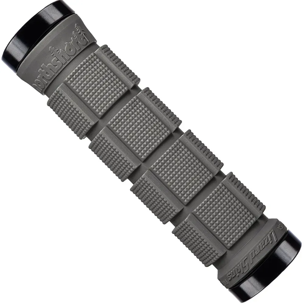 uPRISE Bikes Lizard Skins Northshore Dual Clamp MTB Lock-On Grips - Graphite | Price match, 365 day return s, 18-Month Warranty, Finance Available & Free UK Delivery